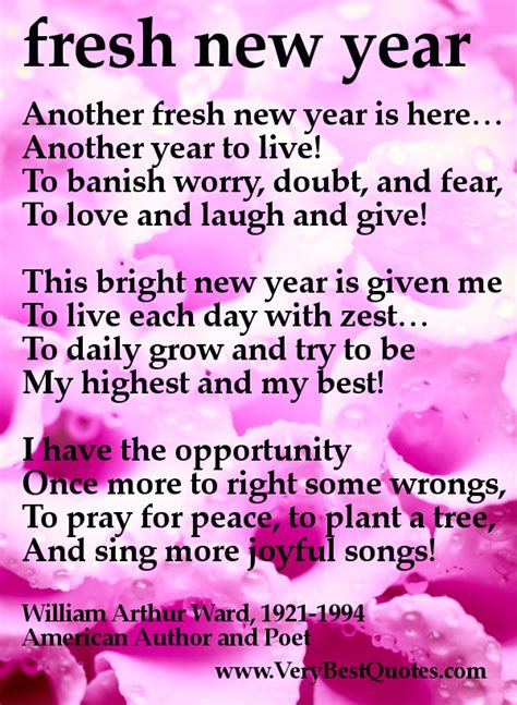 a poem about the new year